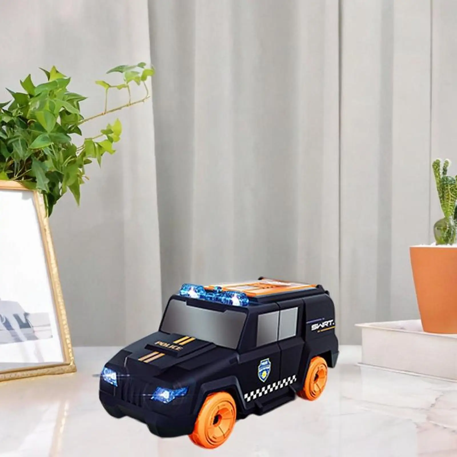 

Police Car Toy Educational Children Car Model for Boys Girls Holiday Present