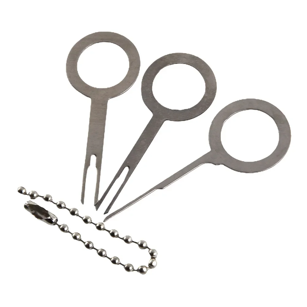 1set Auto Electrical Terminal Wiring Crimp Connector Pin Removal Key Tool Kit Auto Wiring Harness Plug Terminal Removal Tool