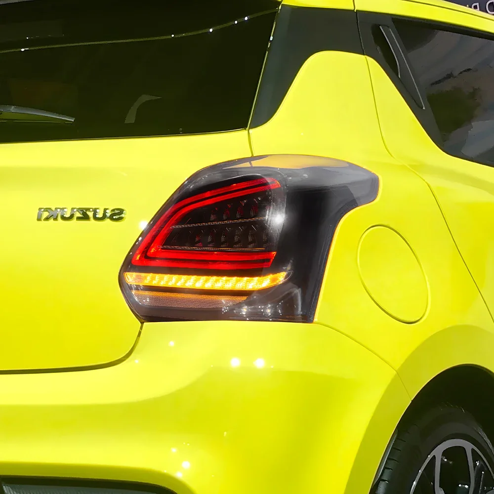 

Авто задние фонари для Suzuki Swift 2017-2023, светодиодные задние фонари автомобиля в сборе, обновление Benz C-Class, стиль, аксессуары для задних фонарей