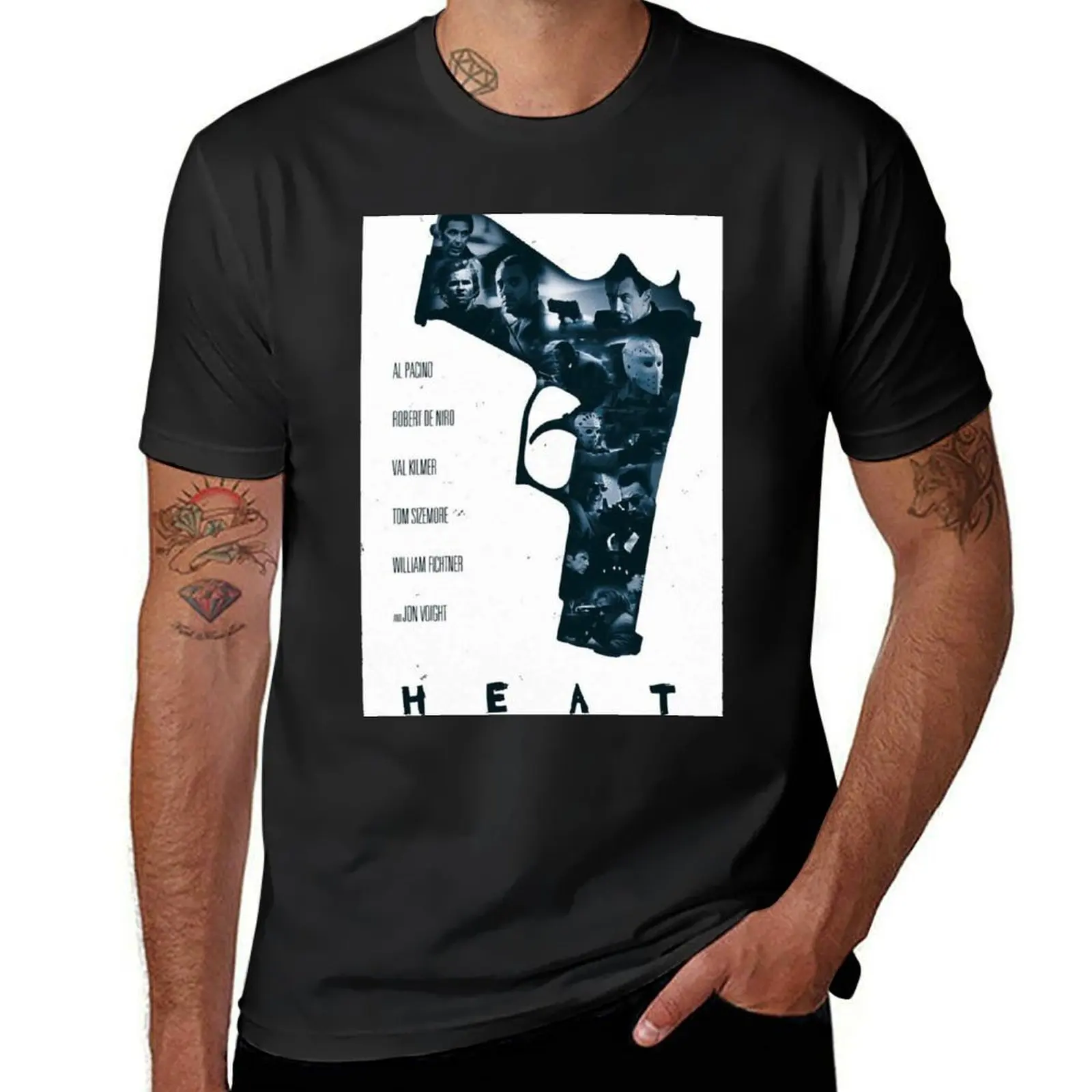 

Heat (1997) Movie Heat (1997) Movie T-Shirt tops vintage graphic tee luxury t-shirt mens t shirt