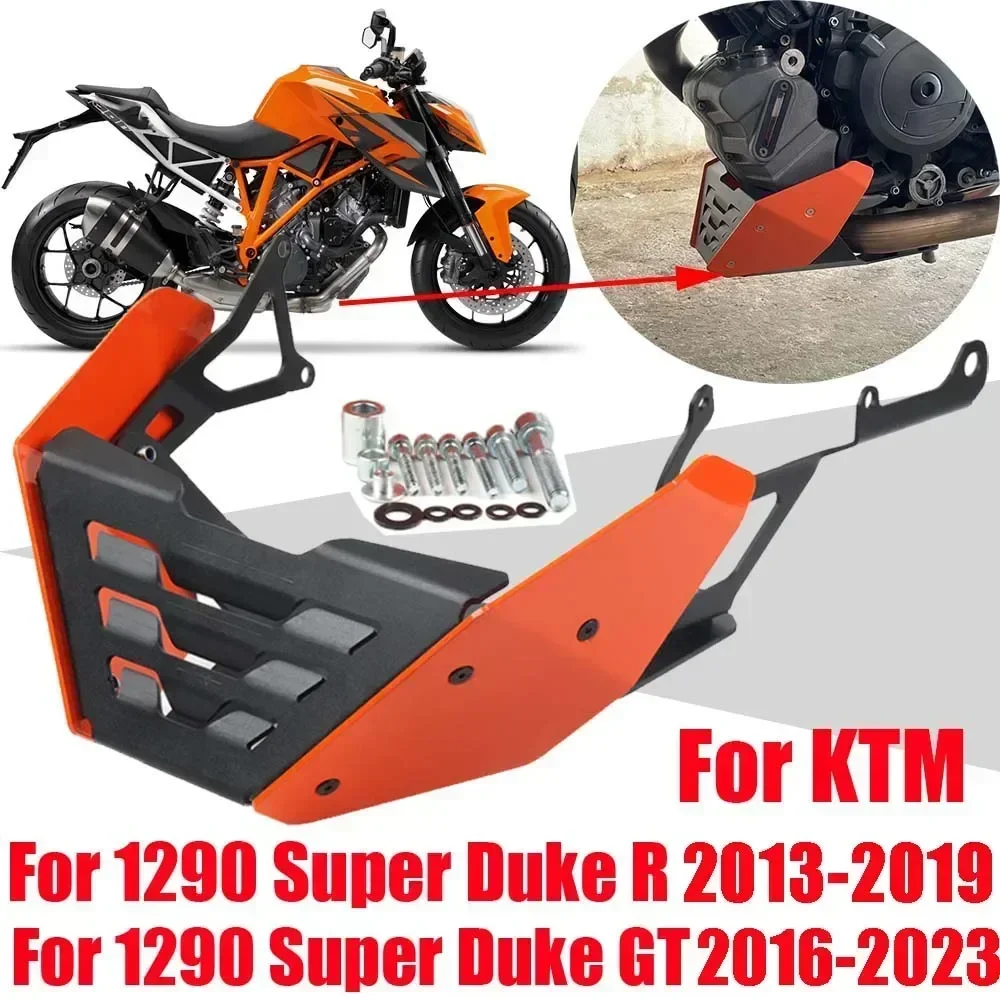 For KTM 1290 Super Duke R GT Superduke 1290R 1290GT Accessories Engine Protection Cover Chassis Bash Guard Skid Plate Protector