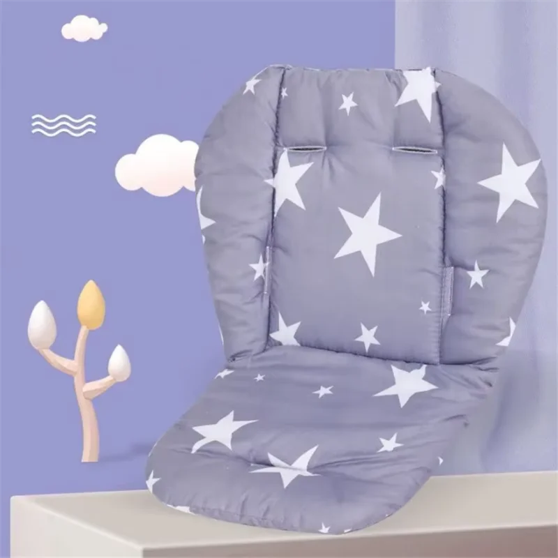 Four Seasons Baby Stroller Soft Cotton Pads Cute Printed Stroller Seat Cushion Children Thicken Universal Dining Chair Cushion