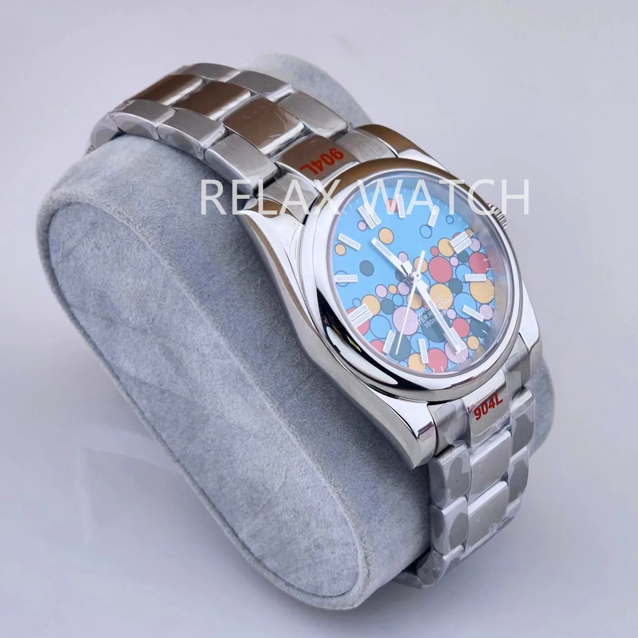 36mm 39mm Sapphire Glass Multi-Color Balloon Dial Japan Nh35 Automatic Movement