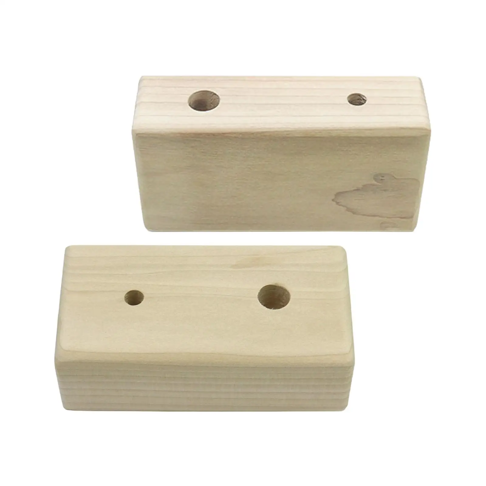 Wood Rock Climbing Holds Hangboard Grip Training Device Climbing Stick Accessories for Climber Forearm and Finger Strength