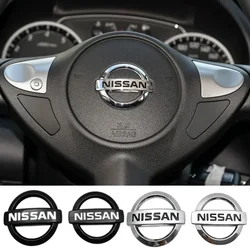 ABS 5.1x4.3cm 5.5x4.6cm Car Steering Wheel Center Sticker for Nissan Note Xterra Sentra Titan Altima Qashaqai Sylphy X-trail