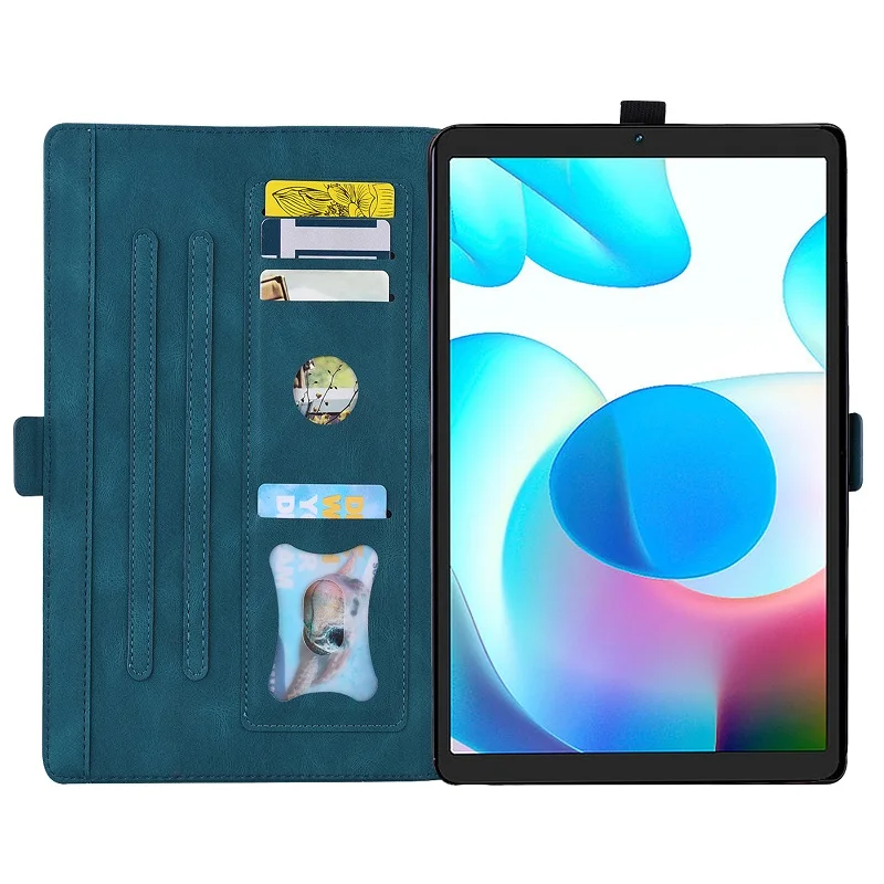 Carteira de couro flip suporte tablet protector capa para lenovo tab m10/m10 plus tab p11 x605/606/306 j606