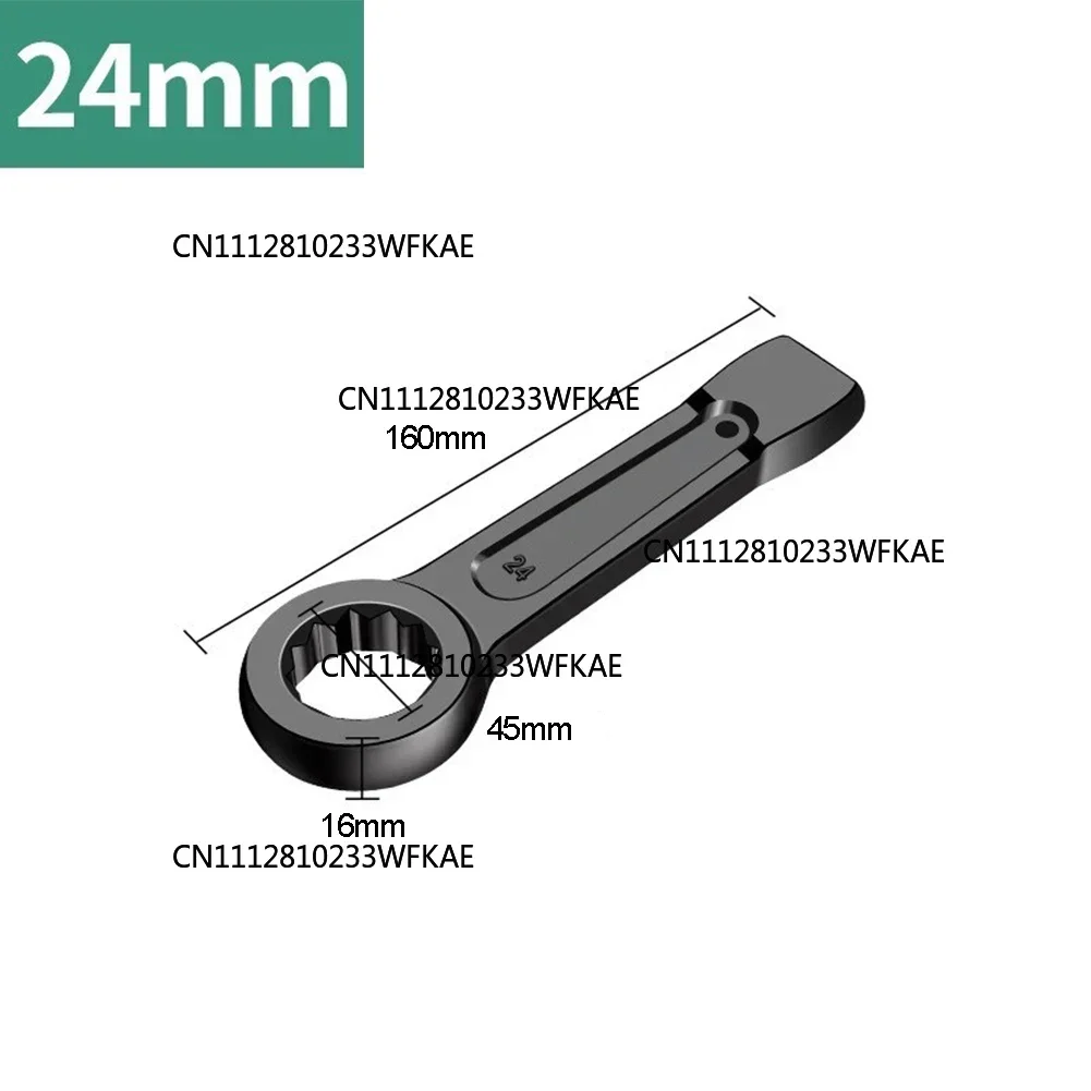 1pc 12 Points Nut Wrench Heavy Duty ImpactWrench For Car Repair Tool 24mm-60mm Straight Heavy Duty ImpactWrenches Hand Tools