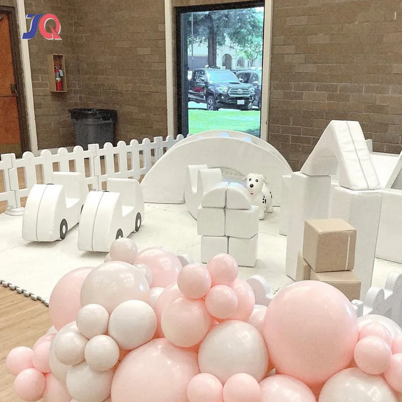 

Коммерческое оборудование для детских игровых зон: белые мягкие игровые блоки для помещений с возможностью аренды для школ и домашнего использования