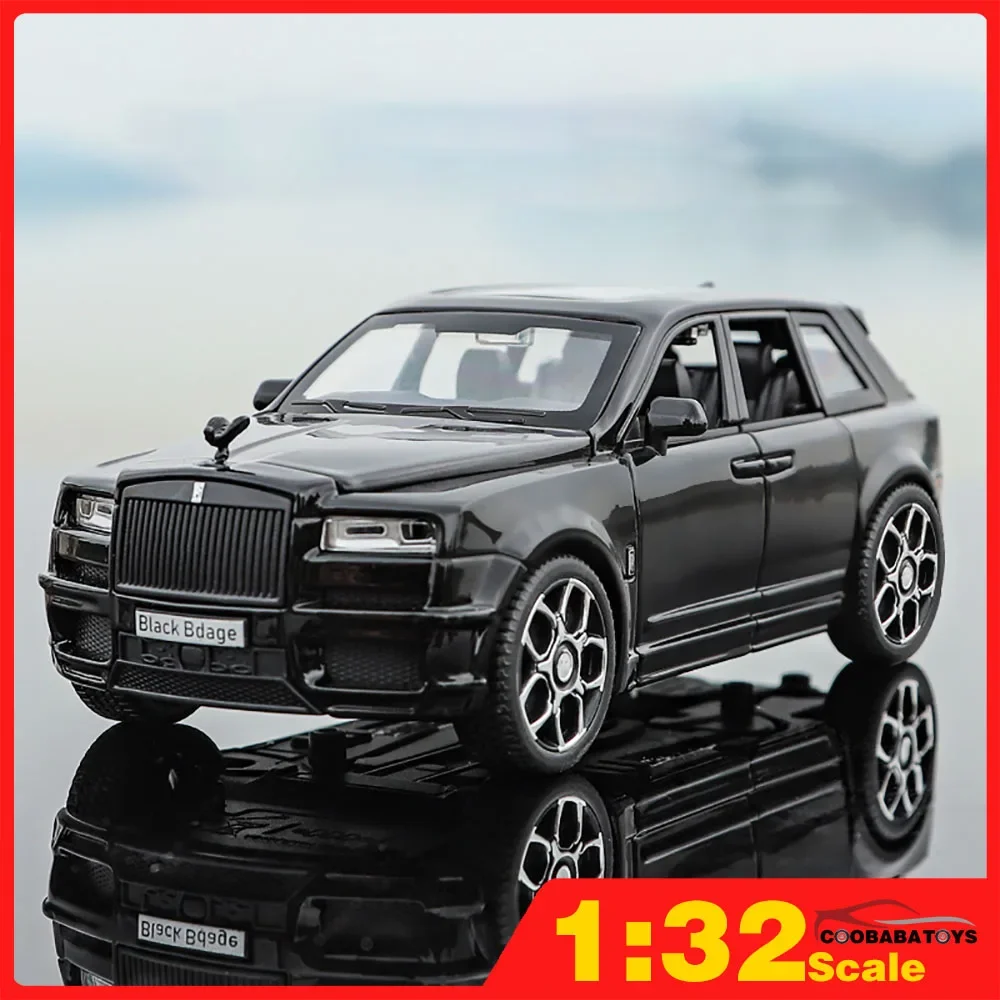 

Scale 1/32 Cullinan SUV Metal Diecast Alloy Toy Car Model Trucks Gift For Boys Children Kids Toys Vehicles Hobbies Collection