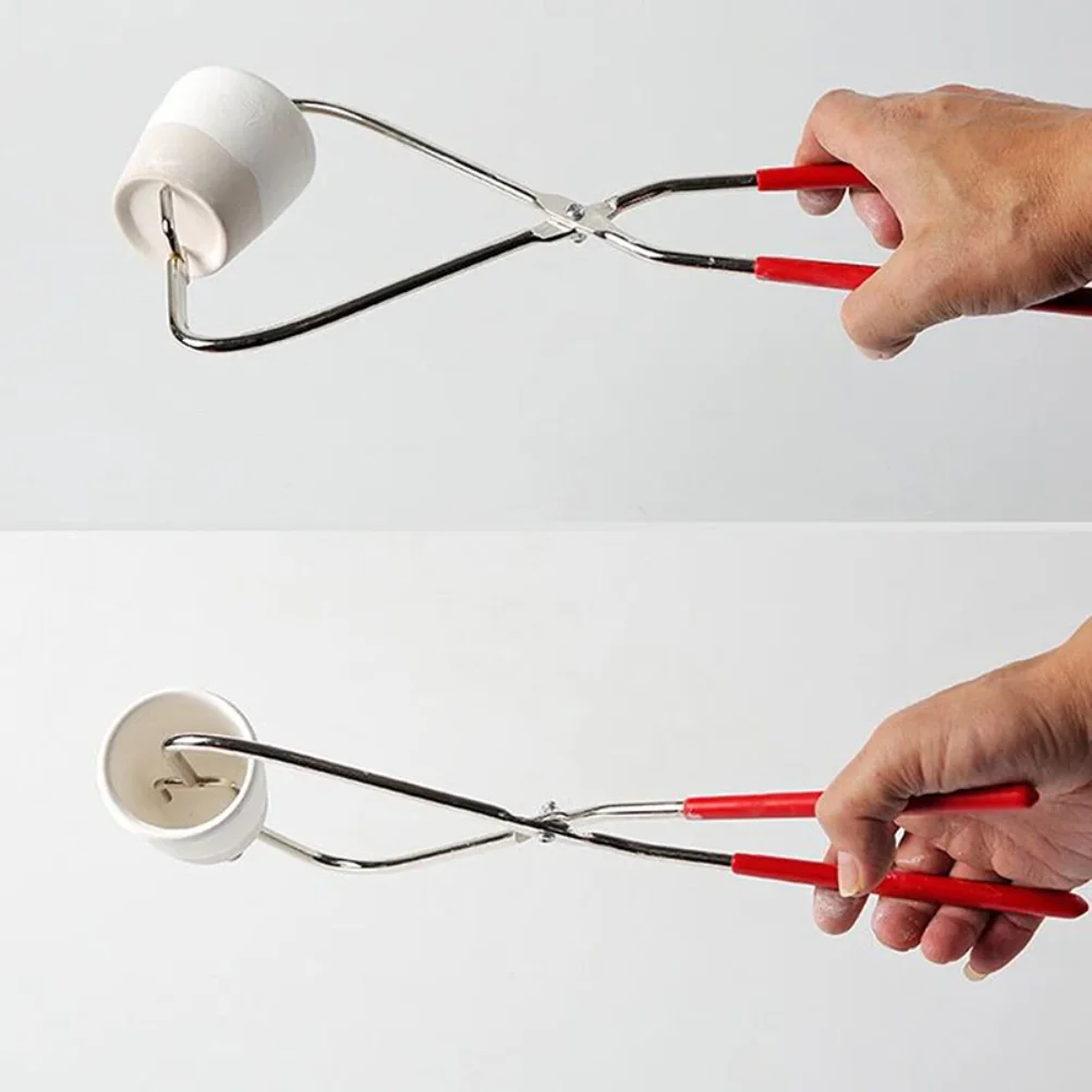 

Stainless Steel Caliper Metal Pottery Clamp Clay Sculpture Dipping Tongs Pottery Kiln Hand Clamp Clay Modeling Ceramics Tool