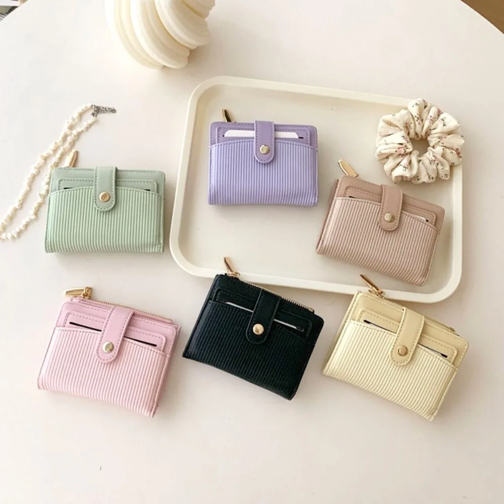 

Новый кошелек для монет из искусственной кожи на молнии, мини-мини-кошельки, складной портативный женский чехол для монет