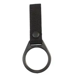 1Pcs Tactical Baton Ring Holder D/C Cell Flashlight Ring Holder Duty Belt Accessories Side Handle Ring Baton Holster