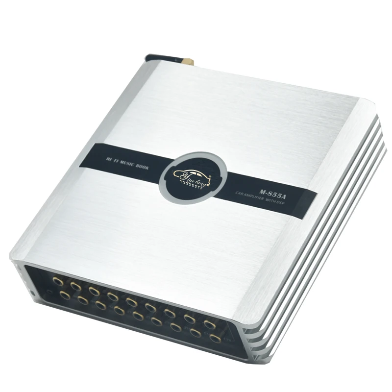 

DSP цифровой аудиопроцессор сигнала 8X55 Вт автомобильный радиоусилитель обновление звука для универсальных автомобилей жгут проводов Aux выход сабвуфера