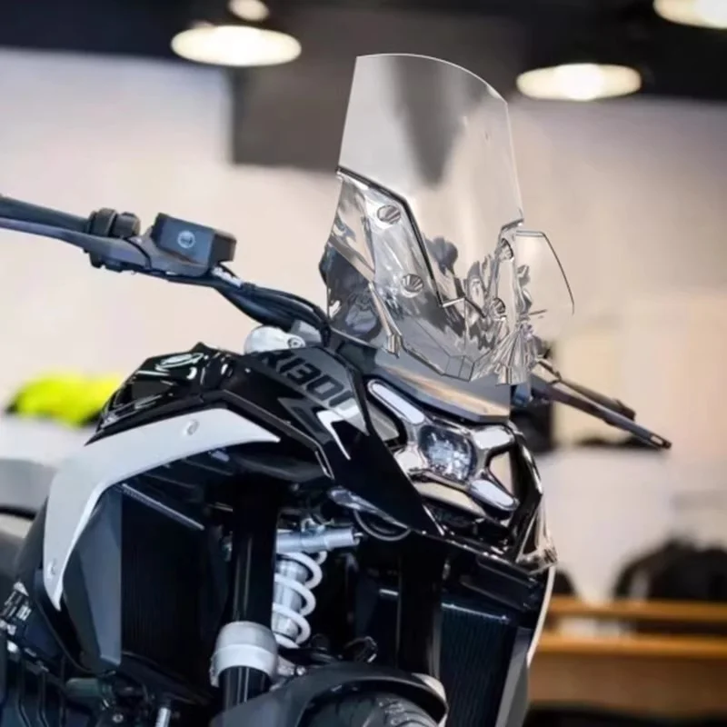 FOR R1300GS Alpinestars Motorcycle Windscreen Height-Raised Rain-Shield UV-Resistant Weather-Proof Anti-Yellowing Aging
