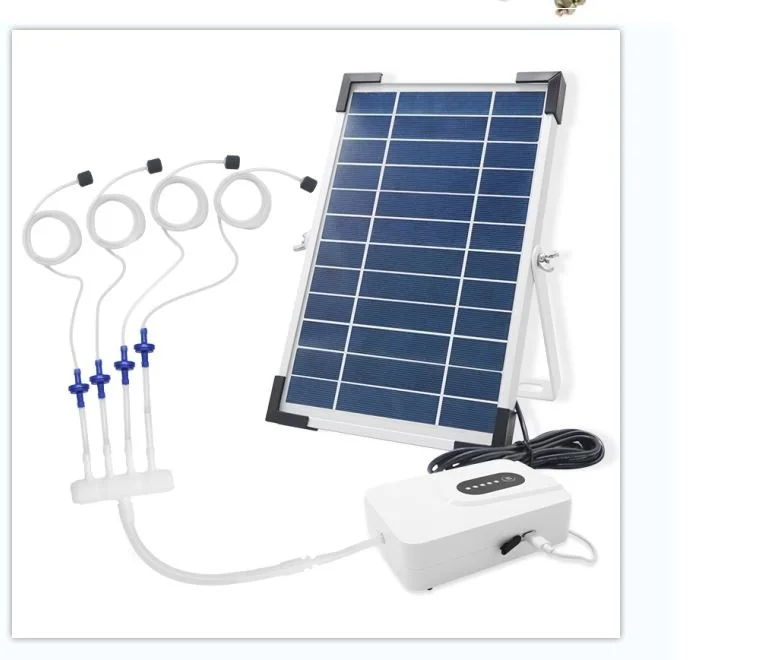 Solar Powered Fish Pond Oxygenation Pump  Fish Tank Silent Outdoor Charging Pond Fish Farming Recirculation Oxygen Pump