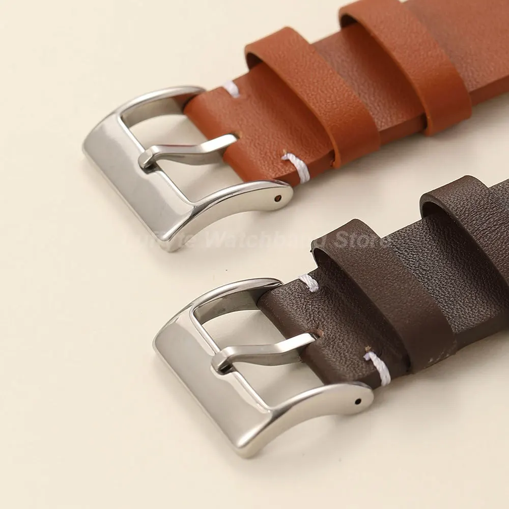 Metal Watch Band Buckle 16mm 18mm 20mm 22mm Stainless Steel Polished Pin Clasp Silver Watch Buckle Watch Band Accessories