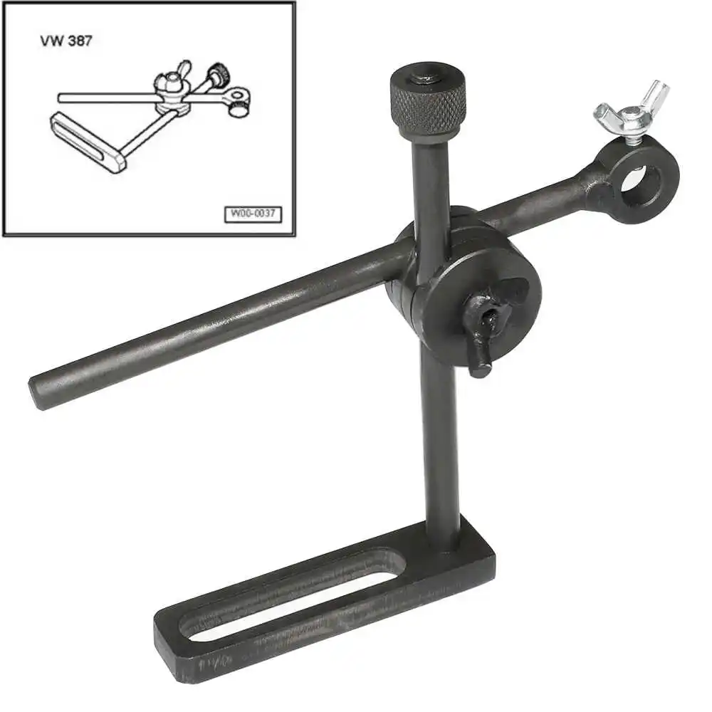 car Universal dial meter bracket VW387 inspection camshaft, special tool for axial clearance