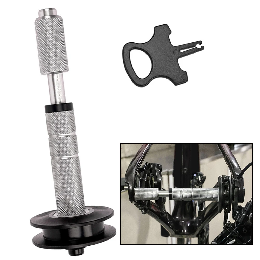 1pcs 자전거 12mm 스루 액슬 체인 키퍼/체인 청소 Freewheel/체인 세척/홀더 사이클링 액세서리