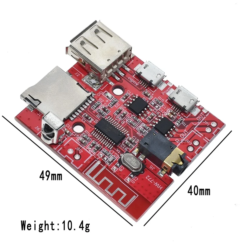3 واط سيارة بلوتوث 4.1 MP3 WAV فك مجلس المتكلم مكبر للصوت وحدة استقبال الصوت دعم USB/TF/U-DISK/IR التحكم عن بعد #2