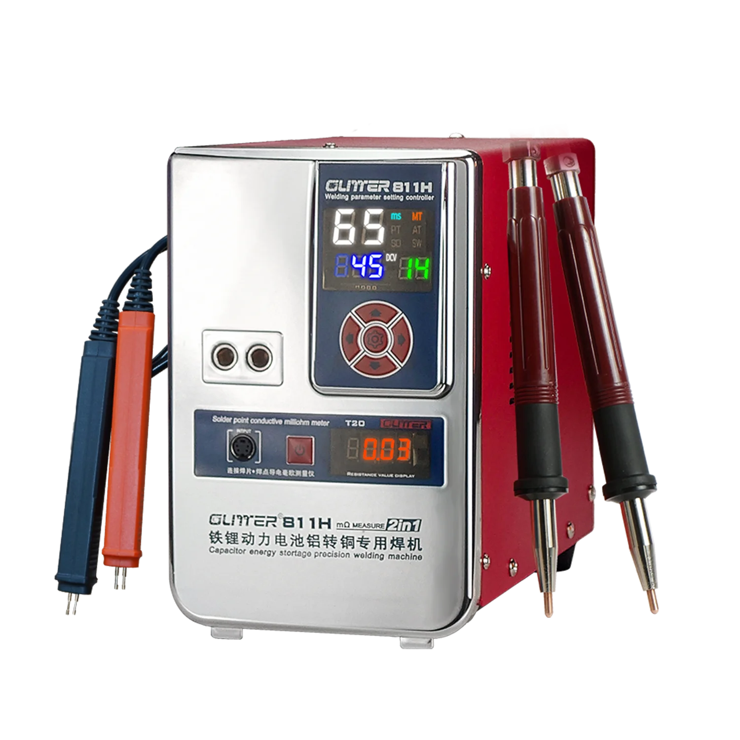 811H  42KW  Output Aluminum to Copper /nickle Spot Welding Machine for Iron Lithium Battery