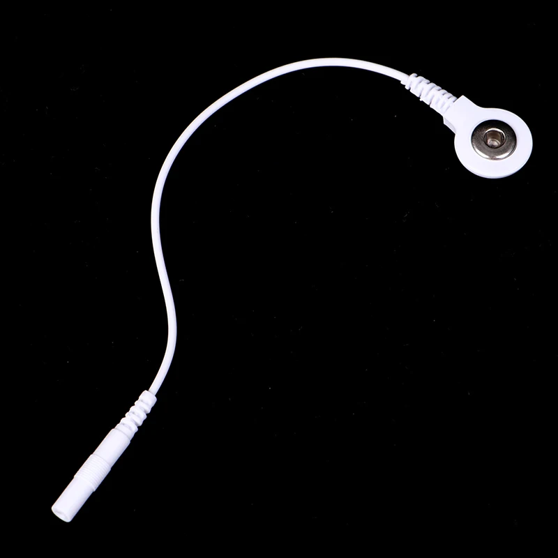 1Pc 3.5mm Plug Massager Machine Adapter Tieline Short Cables Electrode Wires