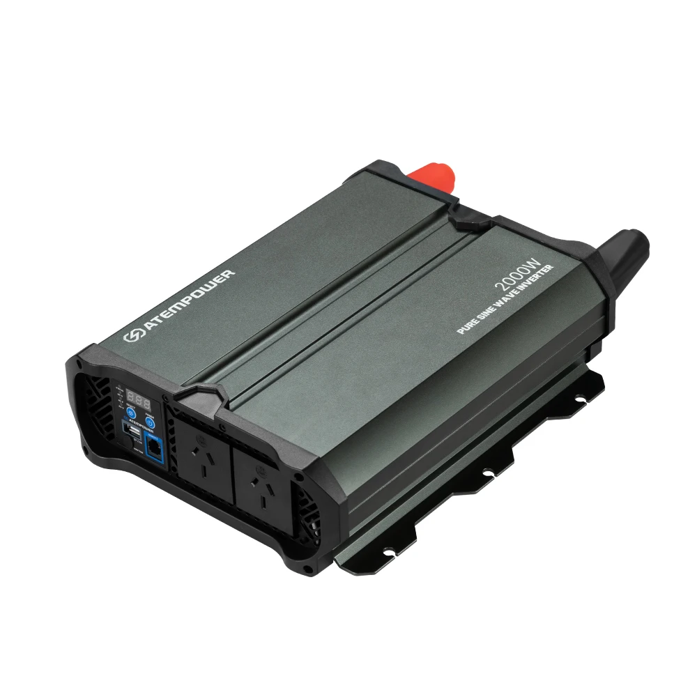 

ATEM POWER Pure Sine Wave Inverter 1000W 1500W 2000W 2500W DC 12V 24V to AC 220V 50Hz 60Hz Inverter Power Converter