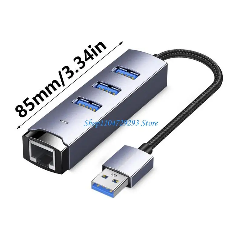 Y2GD USB/Type C إلى Ethernet Adapter USB HUB RJ45 GIGABIT ACCESS 5GBPS