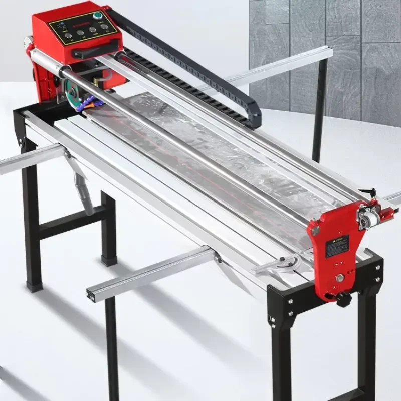 Automatic 2500mm Tile Cutter with 45 Degree Miter Cut Guide Aluminum Body for 35mm Thick Porcelain and Stone