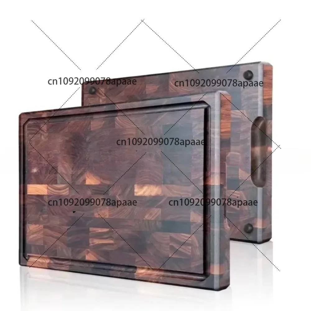 

34x24x2,5/42x30x2,5 см разделочная доска из орехового дерева для кухни, хлеба, сыра и закусок - прочный разделочный блок с канавкой для сока