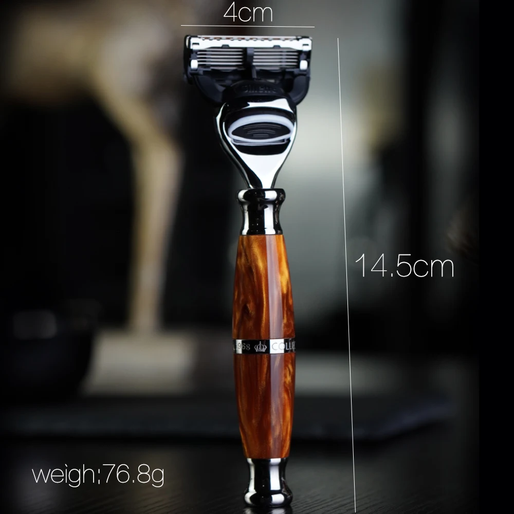 Safety razor men shaving replaceable blade