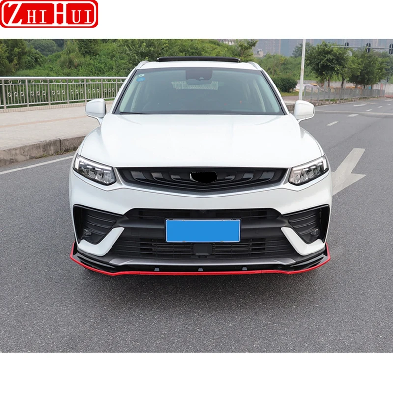 Geely Tugella Xingyue FY11 2023 자동차 스타일링 앞 범퍼 카나드 립 스플리터 바디 삽, 2020-2022 액세서리