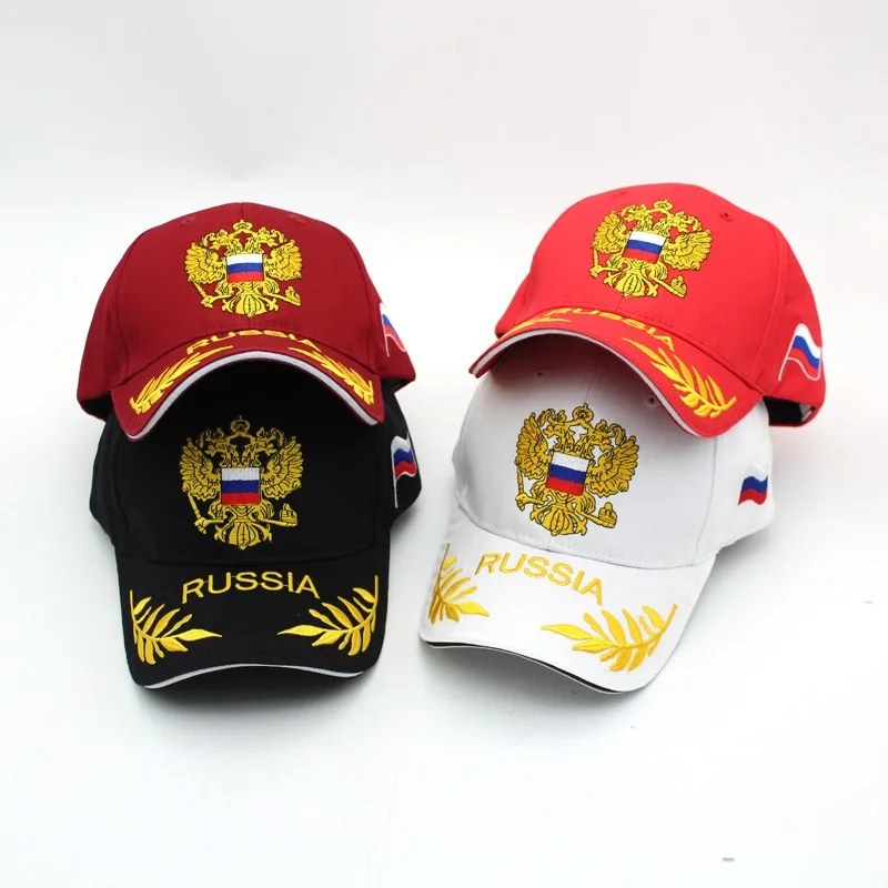 Neue Baseballkappe mit russischer Flagge, Outdoor-Freizeitmütze, Entenschnabelmütze für Jungen und Mädchen, bestickter Sonnenhut, Sonnenschutzhut, exquisites Geschenk