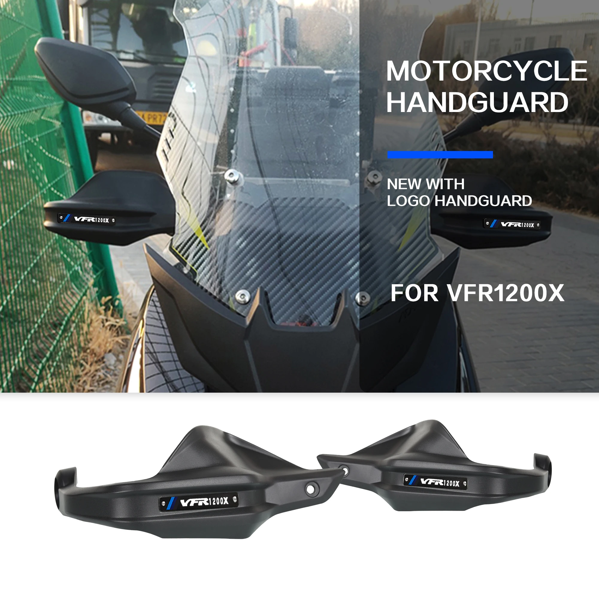 

NEW with logo Motorcycle Handguards For Honda VFR 1200 X 2010-2016 Motorcycle Accessories handlebar Hand Guards Protectors
