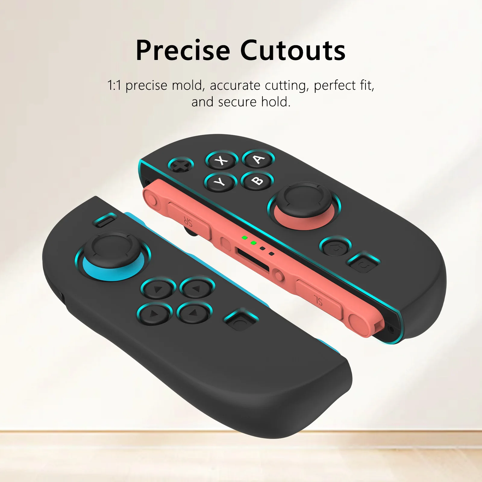 Para NS Switch 2 Joy-Con controlador mango funda protectora de silicona cubierta de protección antideslizante cubierta de protección antideslizante