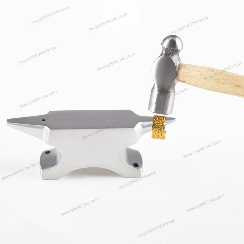 For Stainless Steel Gold Anvil Backing Plate Horn Anvil Winding Shape Ring Correction Gold and Silver Jewelry 5 Packs