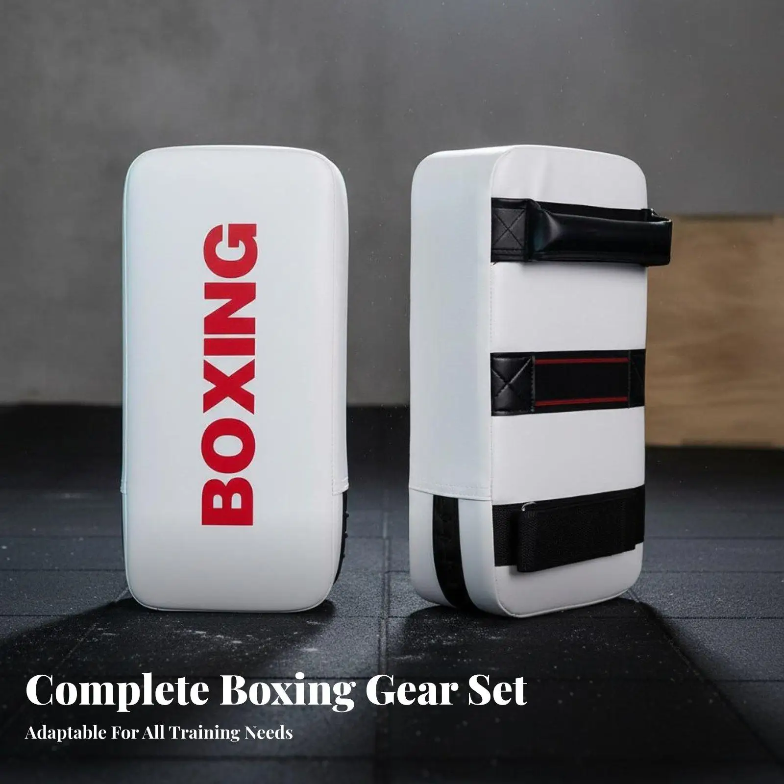 Versatile Boxing Gloves Kit with Hand Pads and Striking Target for Beginners Children Adults Kickboxing Muay Thai Gym Workout