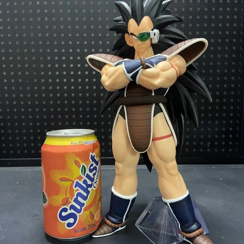 25cm Anime Dragon Ball Z Figures Raditz Action Figurine Goku Brother Gk Pvc Statue Ko Model Collection Room Decoration Toy Gift