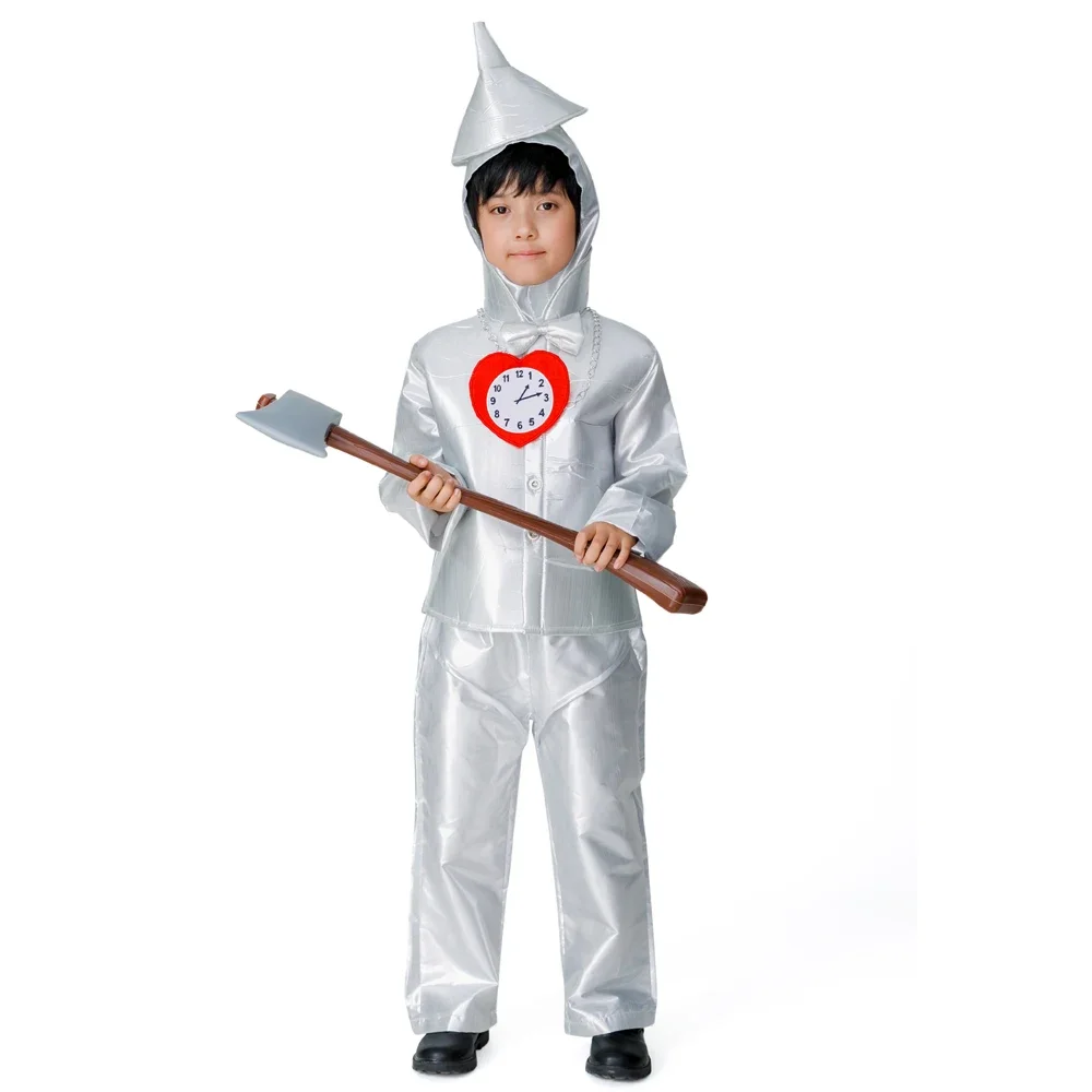 Film Tin Man Kostuum Cosplay Jongens Kinderen Halloween Carnaval Kids Fantasia Cosplay Pak