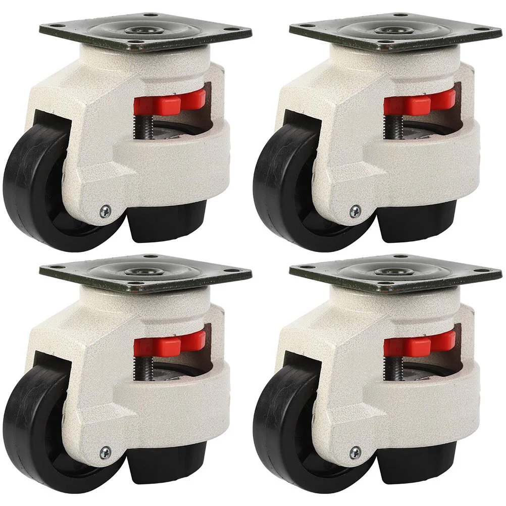 

4 Pcs Leveling Wheel Workbench Caster Transport Wheels GD-80F Casters Castor