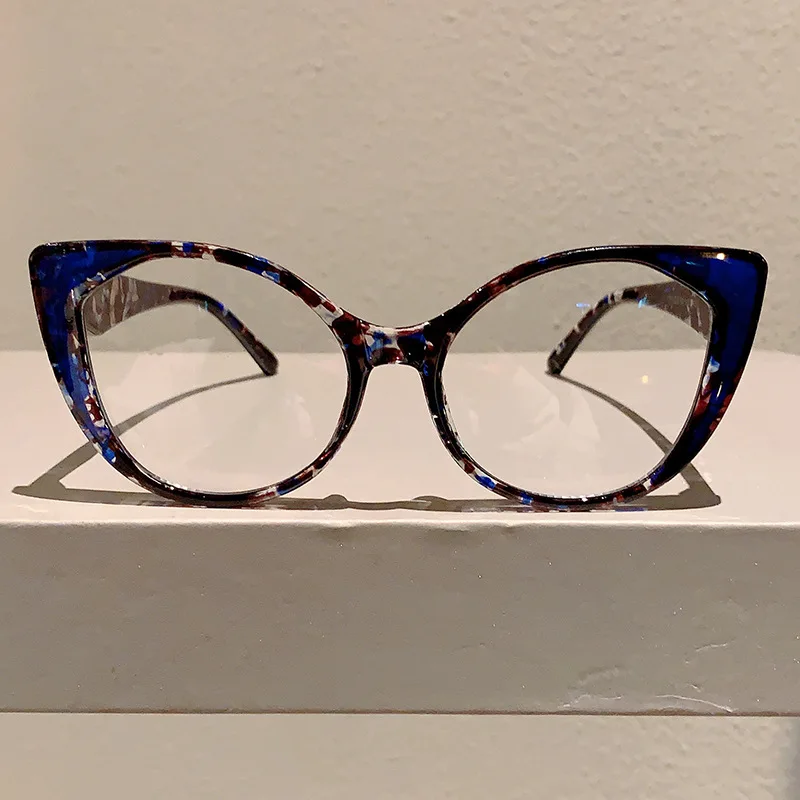 Occhiali Anti luce blu donna per uomo Vintage Luxury Brand Designer miopia prescrizione ottica rosa Sexy Cat Eye occhiali Frame