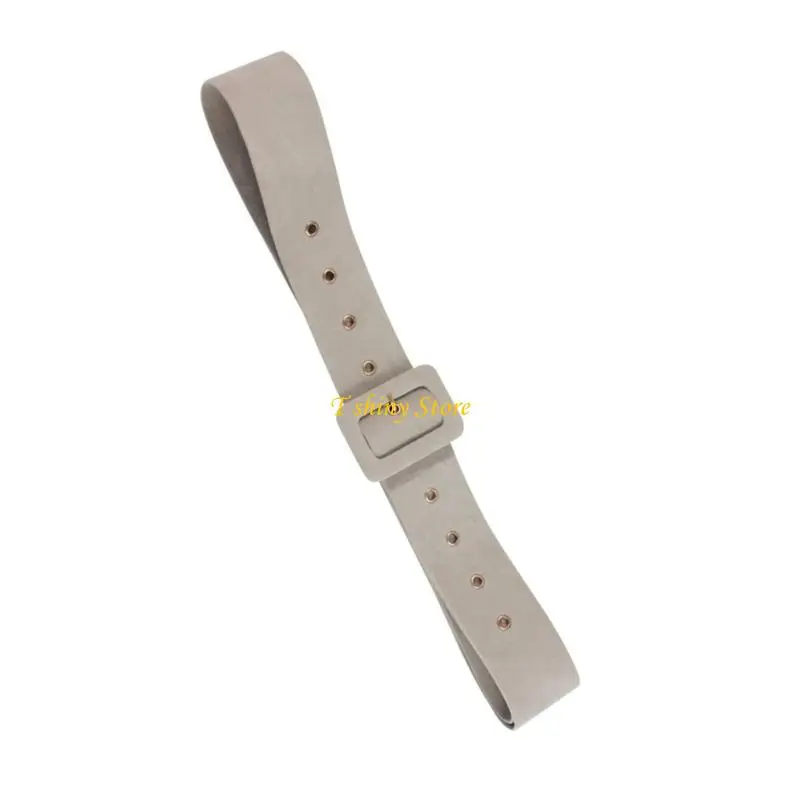 N58F Women Overcoat Waist Belt Coat Belt Cinches Tie with Buckles for Windbreaker Winter Replacement Belt