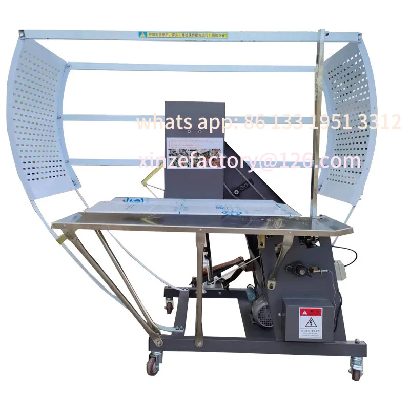 

Fully automatic pe end belt machine carton book binding machine binding small plastic rope binding machine clothing baler