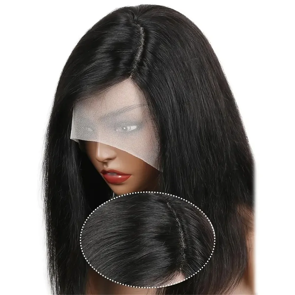 قبل قطعها البرازيلي خصلات الشعر المستعار الإنسان الجانب جزء بوب شعر مستعار للنساء اللون الطبيعي T جزء الدانتيل ريمي شعر طبيعي مفرود الباروكات