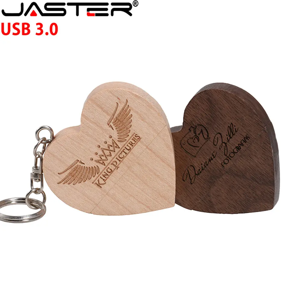 

USB-флеш-накопитель JASTER деревянный в металлической коробке, 3,0/64/32/128 ГБ