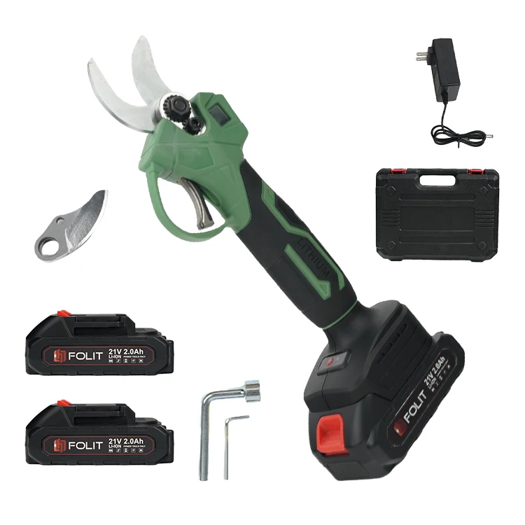 

FOLIT TY-2128B Electric Pruning Shear Household Type with Industrial Grade Plastic and Rubber Handle Material
