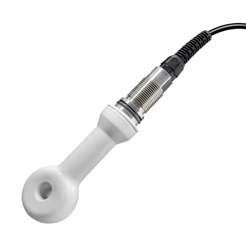 Jishen 2000Ms High Range Corrosion-Resistant PFA Electrode Sensor Inductive High Concentration Testing Equipment 220V 1 Year