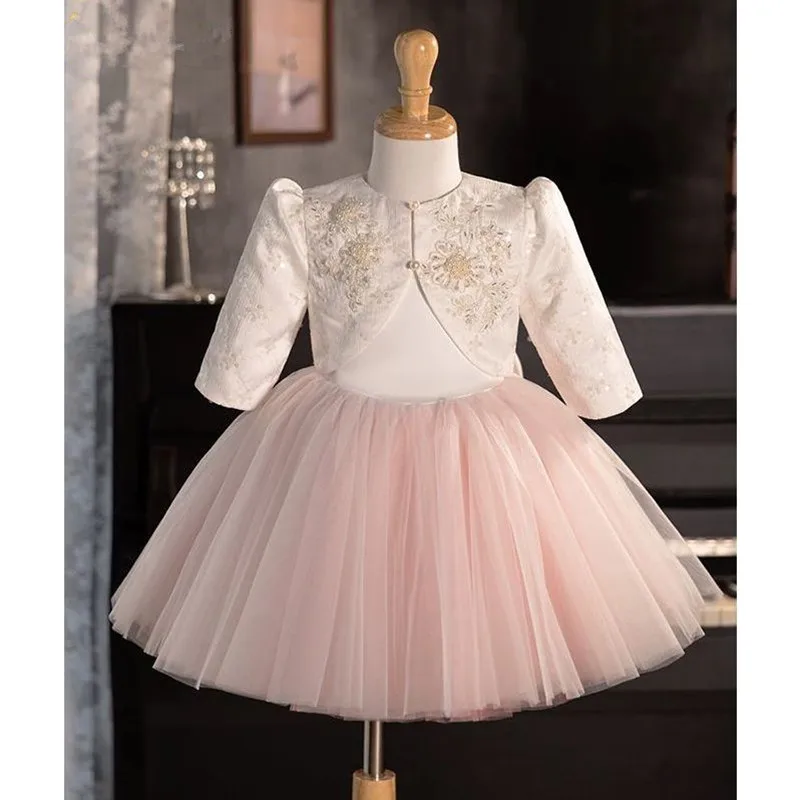 

High-End Children's Evening Gown Host Piano Performance Wedding Birthday Party Flower Girl Dresses A4211 Bridesmaid Dresses