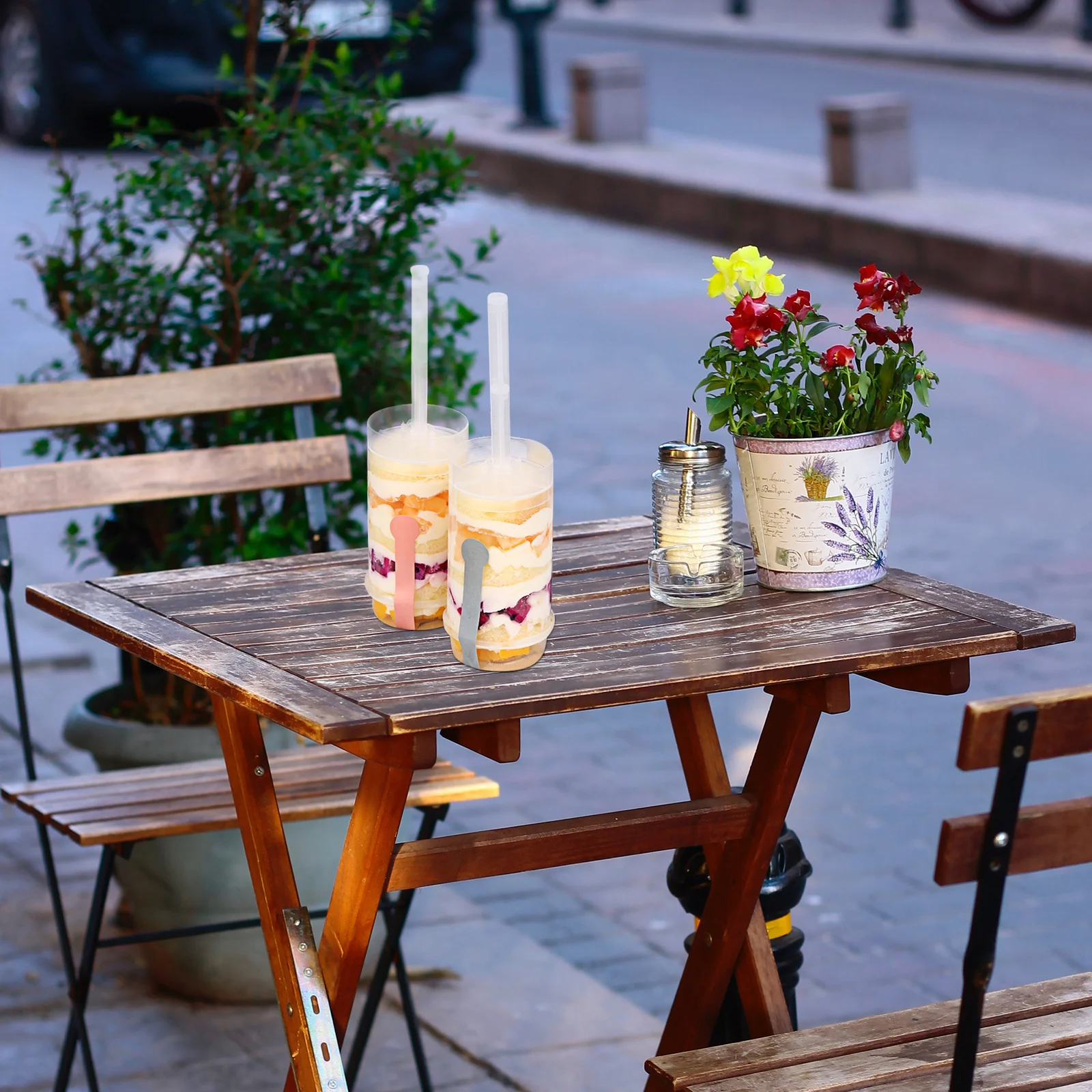 

40pcs Cake Tube Mold Cylinder Shaped Pushable Cake Holder Reusable Plastic Containers For Baking Desserts Party Favors