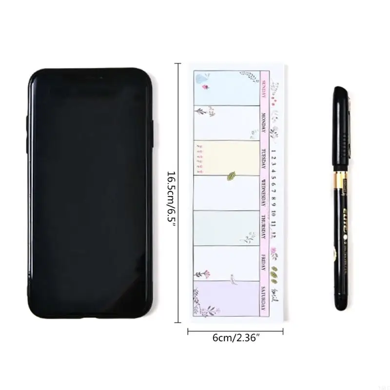 Quality Weekly Planner Notebook Weekly Planning Pads Weekly Calendar Notepads Long-Lasting Random Pattern 40page