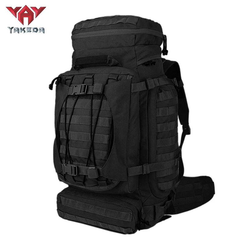 YAKEDA 90L Heavy duty Large Capacity Mountaineering Bag Waterproof Dustproof Breathable Adventure Outdoor Travel Tactical Back